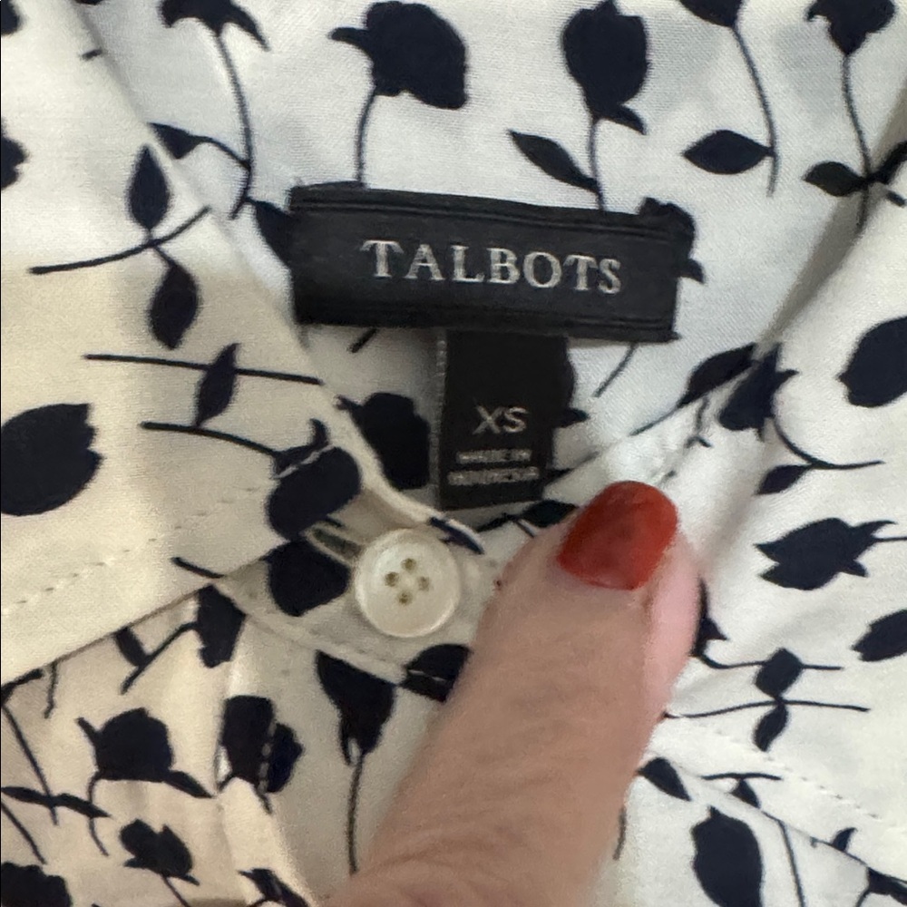 Talbots XS Blouse - Picture 3 of 6